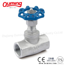 Stainless Steel Straight-Through Threaded Globe Valve (200WOG)